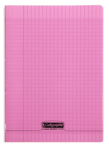 Cahier grand format TP (21 x 29.7) cm 96p seyès, couverture polyprplastique  / 90g vert