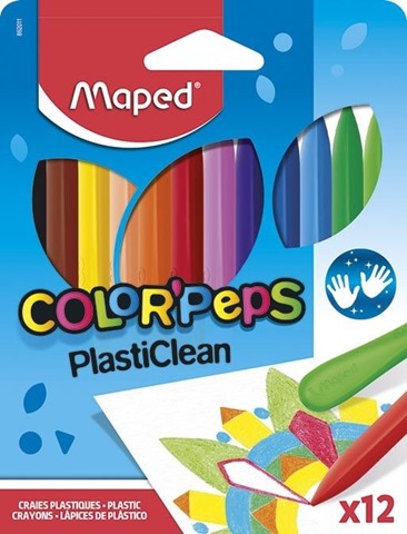 Crayons de couleur Maped Color'Peps - pochette de 12