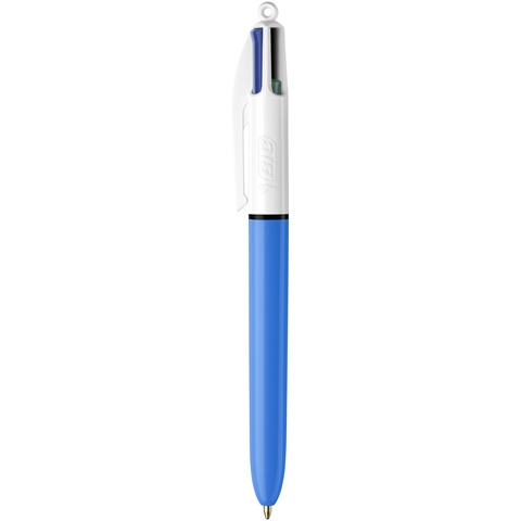 Recharge pour stylo bille BIC 4 couleurs - Pointe moyenne - Bleu