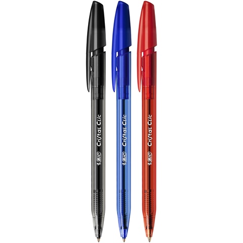 10 stylos-bille Bic Cristal coloris bleu - Stylos-bille